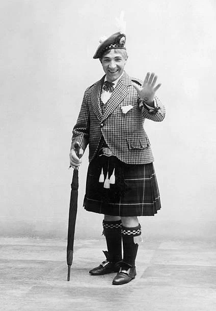 Harry Lauder Scottish Music Hall Singer & Comedian Old Photo 4