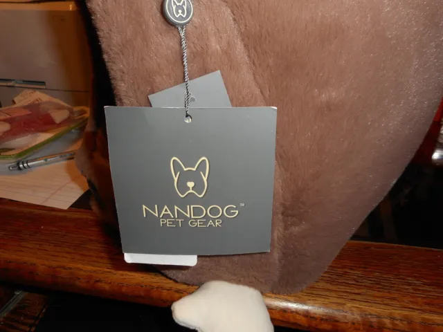 New with Tags NANDOG PET GEAR Monkey MICRO PLUSH DOG CAT Cave BED 3