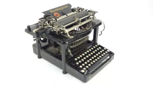 Maquina de escribir REMINGTON Nº9 AÑO 1905 Typewriter Schreibmaschine Ecrire