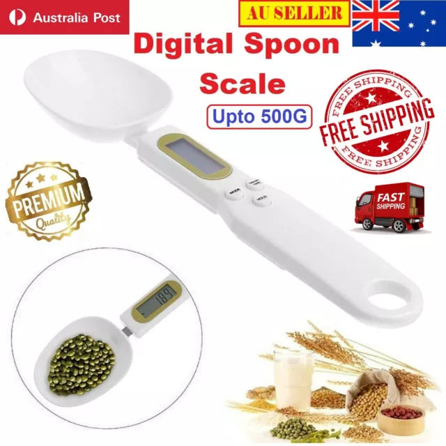 Electronic LCD Digital Spoon Food Baking Weight Measuring 500g Kitchen Scale DIY