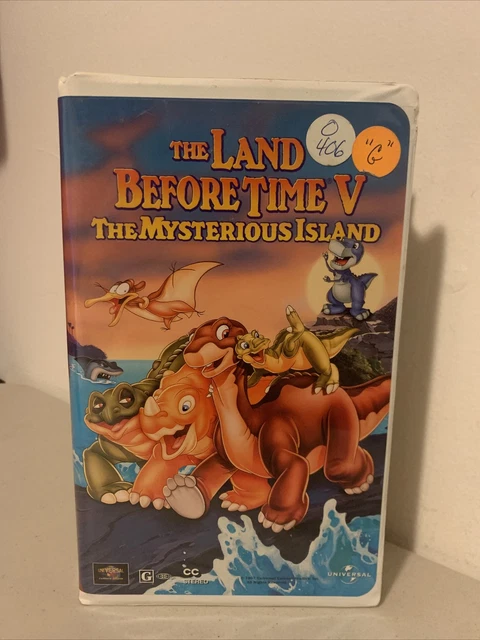 THE LAND BEFORE Time V: The Mysterious Island (VHS, 1997, Clamshell) £3