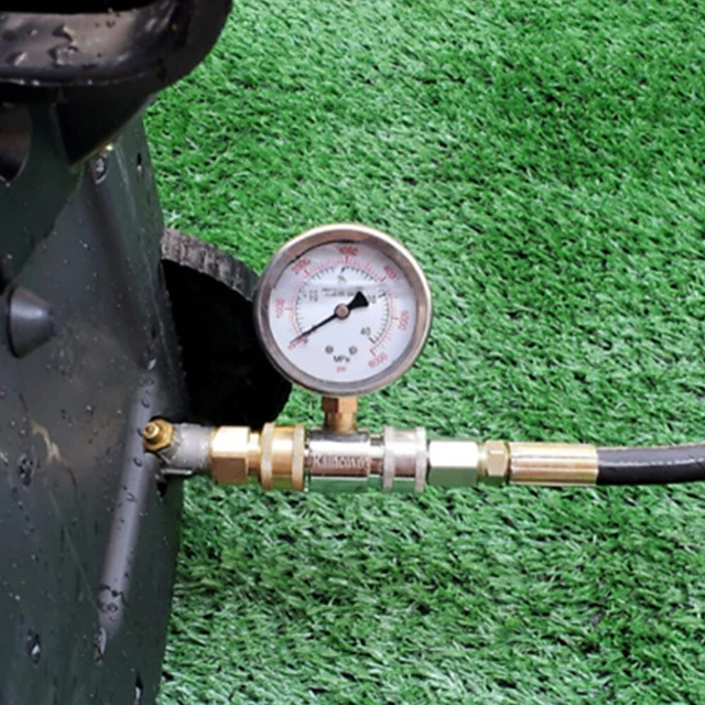 6000 Psi / Voiture Pression Washer-Gauge Avec 1cm-Quick Brancher Douille Et