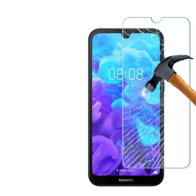 PELLICOLA VETRO TEMPERATO per HUAWEI Y5 2019 PROTETTIVA SCHERMO DISPLAY