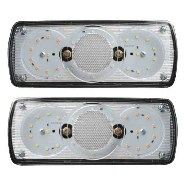 Mahindra Jeeto Paio Di LED Coda Luci Assemblaggio Posteriore Luce per Mini Truck