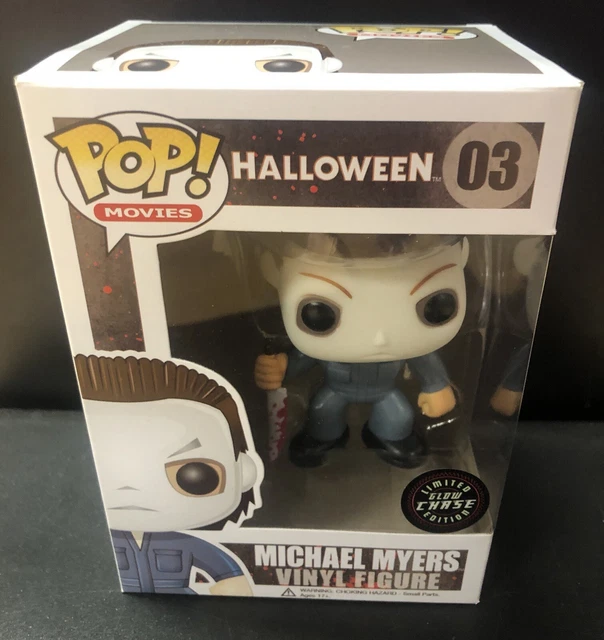 Michael Myers Halloween Funko Pop #03 - Glow - Rare - Chase - Soft Case Included