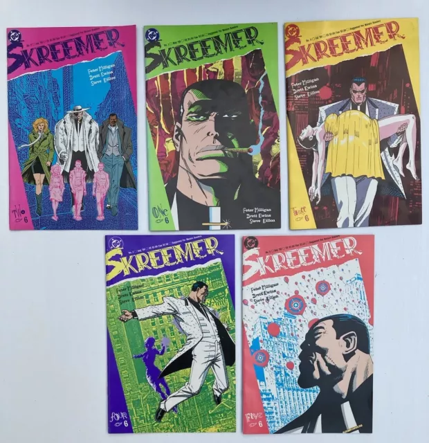 SKREEMER 1 2 3 4 5 Missing 6 Run Set DC Comics Milligan