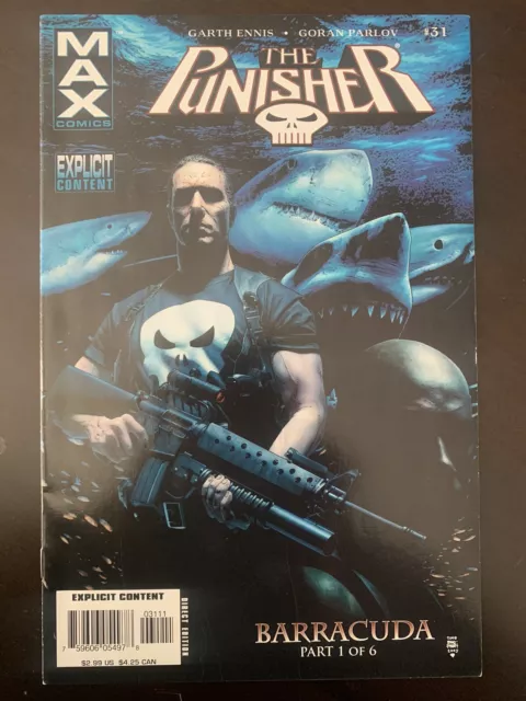 The Punisher #31 (2006 Marvel Max Comics) Key 1st App Barracuda