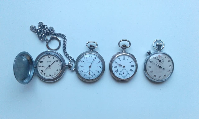 Lot De Montres Vintage / Anciennes - Mécaniques Et Quartz - En L'état - Occasion à Restaurer