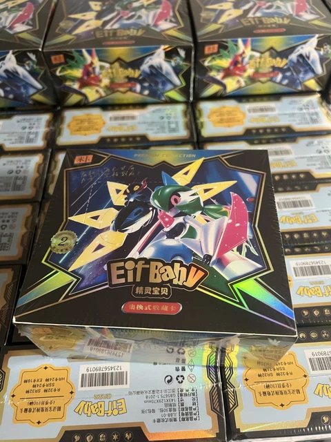 Pok&eacute;mon TCG Collectible Card Game Sealed Boxes Pok&eacute;mon Chinese Eif Elf Origin Collection 3.0 Booster Box - Latest Edition, Factory Sealed, US Seller Pokemon Chinese Booster Box
