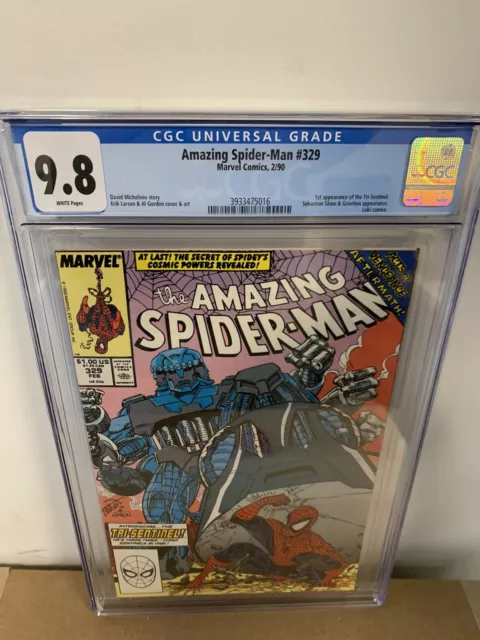 Amazing Spider-Man #329 CGC 9.8 WP NM/MT ! Marvel Comics 1990