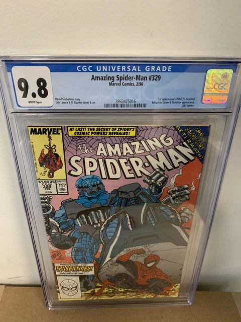 Amazing Spider-Man #329 CGC 9.8 WP NM/MT ! Marvel Comics 1990