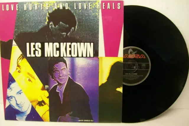 12" Les Mckeown (Dieter Bohlen)---Love Hurts And Love Heals (Eurosound) (Nm)