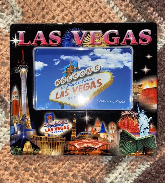 TO LAS Vegas Glass 4x6 Photo Frame NEW 24.24 PicClick AU