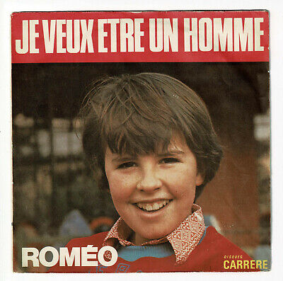 ROMEO Vinyle 45 tours SP JE VEUX ETRE UN HOMME Petit Chanteur CARRERE 49067