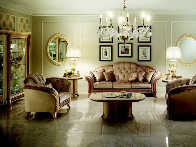 Sofa Couch 2 Seater Design Sofas Art New Arredoclassic Italy Luxury Comfortable