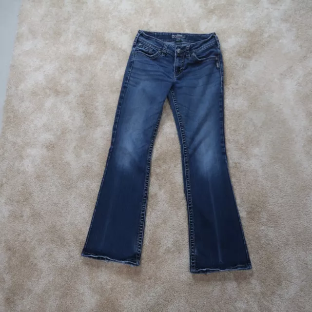 Silver Suki Surplus Bootcut Jeans Women's 28x32 Blue Denim Low rise