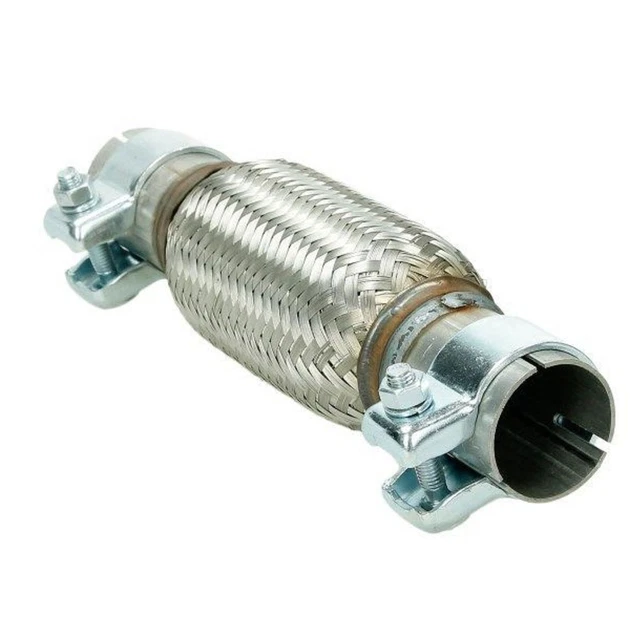 Flexible D'échappement Tressé Modèle Long - Compatible Peugeot 807 (et Modèles Similaires)