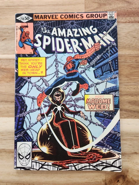 THE AMAZING SPIDER-MAN  #210 Marvel 1980  1st appearance Madame Web
