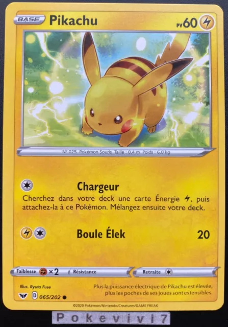 Pikachu 60pv 049/203 Pokemon Card EB7 Evolution Heavenly New Fr