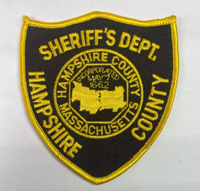 Hampshire County Sheriff Massachusetts MA Patch N5