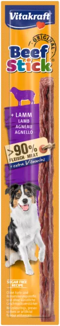 50 x 12g Vitakraft BEEF STICK LAMB friandise originale pour chien