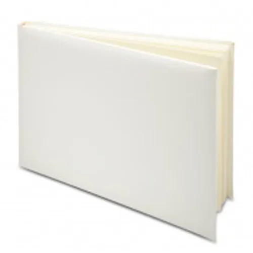 Wedding Guest Book DIY Plain Textured Blank Boxed  White Ivory Kraft Black