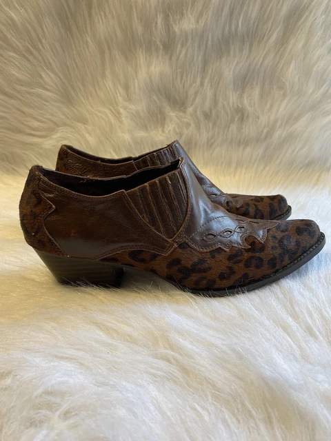 Reba Real Calf Fur Women’s Size 7M Heeled Shoes