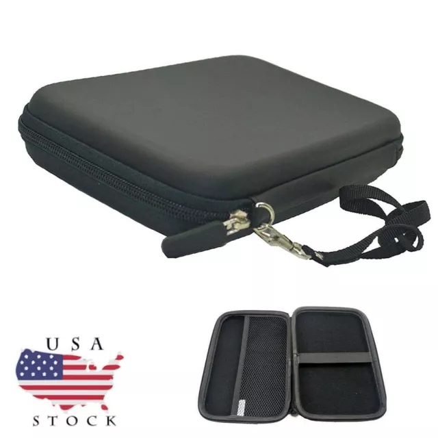 7" Inch Hard Carrying Travel GPS Bag Pouch Case Cover Protective for 6" 7" GPS