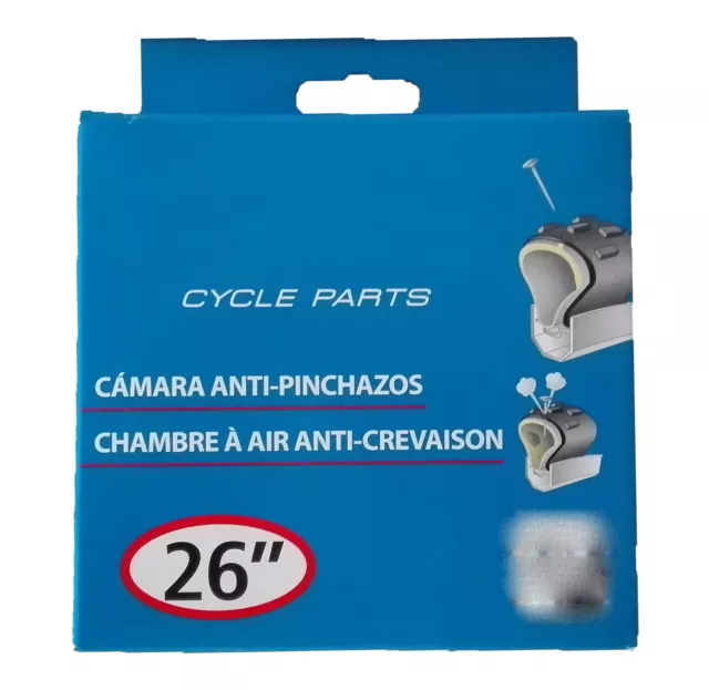 Camara de Aire Antipinchazos con Gel Rueda de Bicicleta 26" Auto Reparante 3012