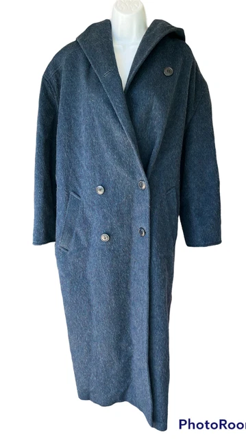 Vintage Missoni Donna Italy Wool Mohair Hooded Coat Multicolor SZ 8 Vintage Missoni Donna Italy Wool Mohair Hooded Coat Multicolor SZ 8