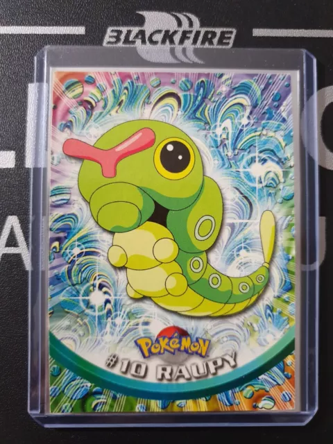 Topps Pokemon Karte Raupy #10 | 1999 TV Animation Edition I Deutsch RAR 📈