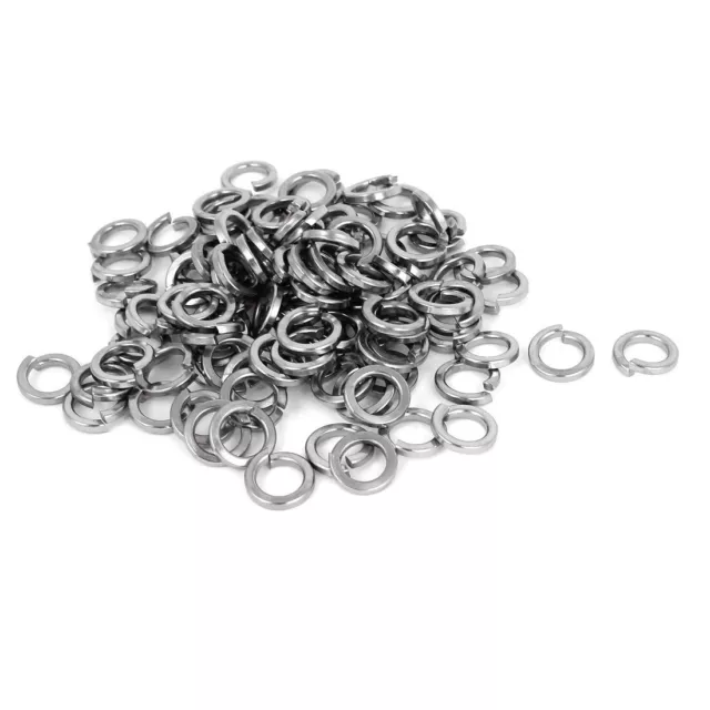 100pcs 304 Stainless Steel Split Lock Spring Washers 5/16" Screw Spacer Pad