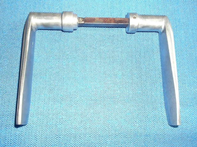 7 paire de poignées Béquille - de porte - Aluminium - Vintage carré de 7 mm
