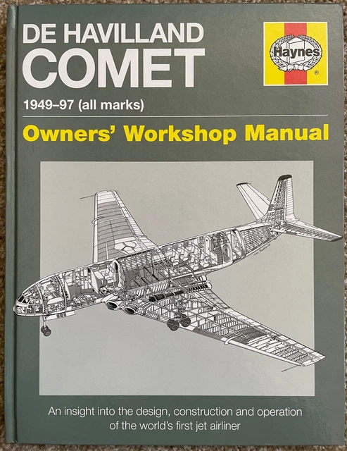 Haynes Owners Workshop Manual Dh Comet Jet Airliner 1949-97 Boac Mexicana Aeroli