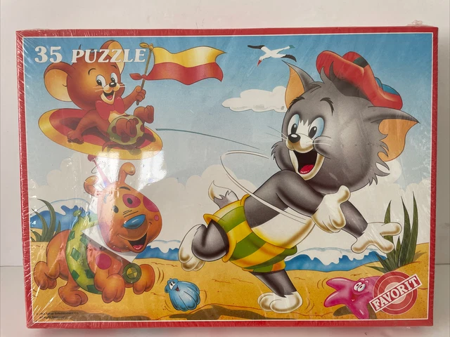 TOM & JERRY Kids Show - 35 piece puzzle 1993 by Favorit - Brand new ...