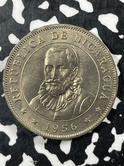 1956 Nicaragua 50 Centavos Lot#M1986 High Grade! Beautiful!