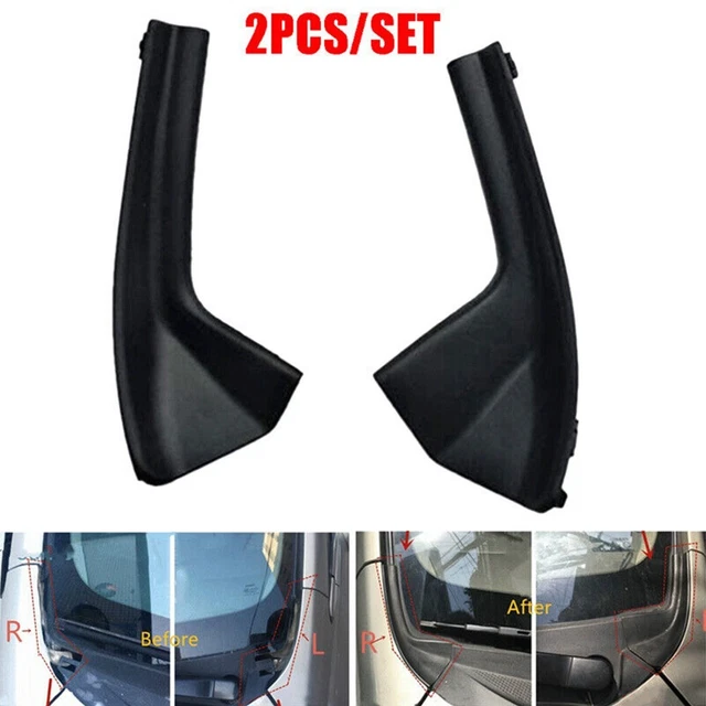 Housse élégante pour essuie-glace noire essuie-glace garniture latérale pour