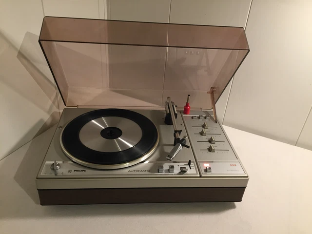 Philips Plattenspiler Type 22 GF 651/04 B Turntable Vintage old Sammlerstück