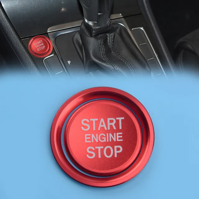 Red Engine Start Stop Push Switch Button Cover Ring Fit For VW Golf 7 MK7 GTI R