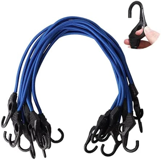 Heavy Duty Bungee Cords 10PK 32-Inch Bungee Cords with Finger-H