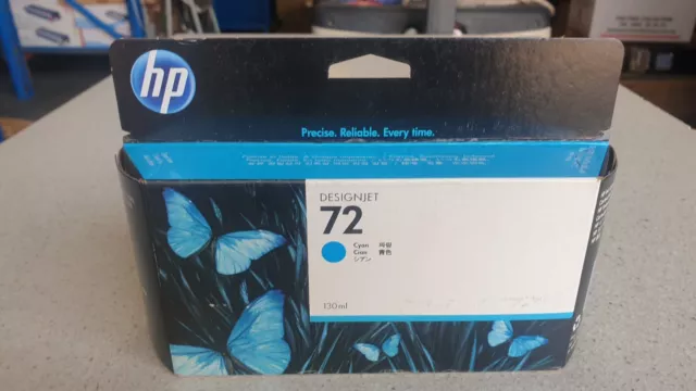 Genuine HP C9371A No. 72 Cyan Ink for Multiple Models So please Check