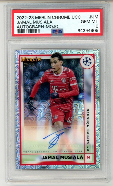 Carte Topps Chrome UCC 2022/23 - Paul Wanner (FC Bayern Munich) /199 - Near Mint