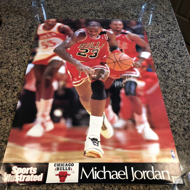 VINTAGE MICHAEL JORDAN Sports Illustrated Poster #7453 NBA