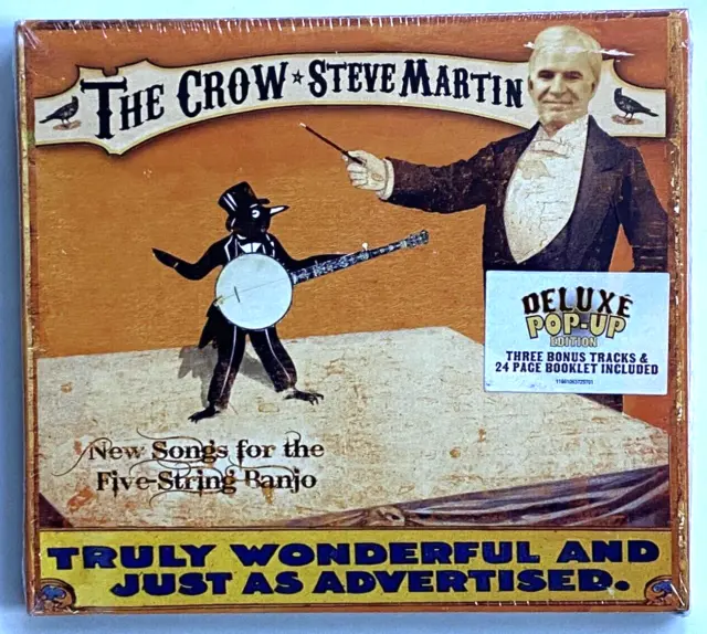 Steve Martin - The Crow Deluxe Pop-Up Digipak CD Album New & Sealed