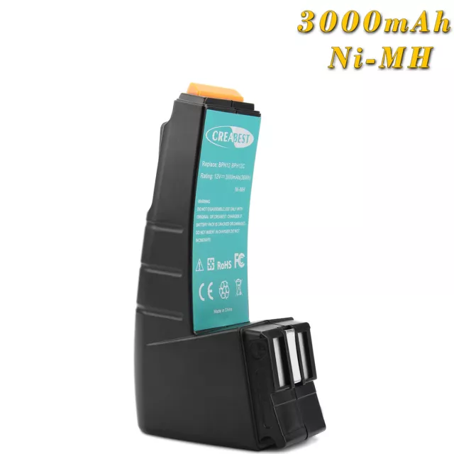 3.0Ah per Festool CCD12 FS1224 CCD12ES BPH12C 488738 488844 12V Ni-MH Batteria