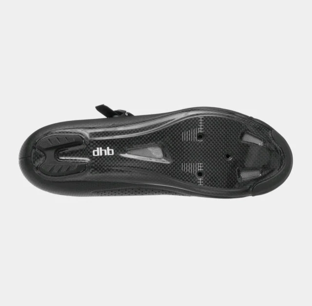BRANDNEU IN VERPACKUNG DHB AERON CARBON RADFAHREN STRASSENSCHUHZIFFERBLATT in SCHWARZ EU 44 UK 10 3