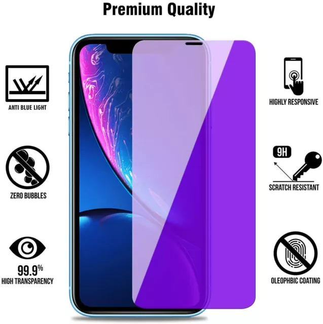 for iPhone 11 / iPhone XR 6.1" Anti-Blue Light Screen Protector Tempered Glass