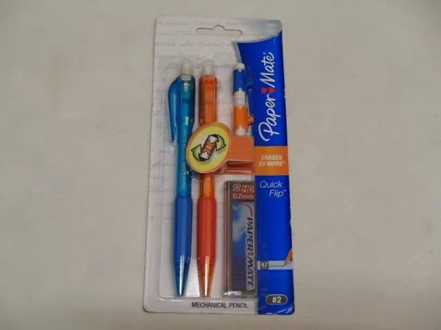 Paper Mate Quick Flip Mechanical Pencil Set, 0.7mm, HB #2