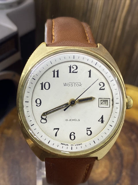 VOSTOK 2234 Orologio Meccanico Vintage SERVITO Unione Sovietica URSS CCCP #4251
