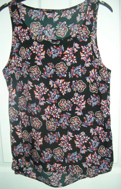 Primark Stunning BUTTERFLY FLOWER VEST BLOUSE Silky Feel top UK 6-8 NEW CREAM! 3